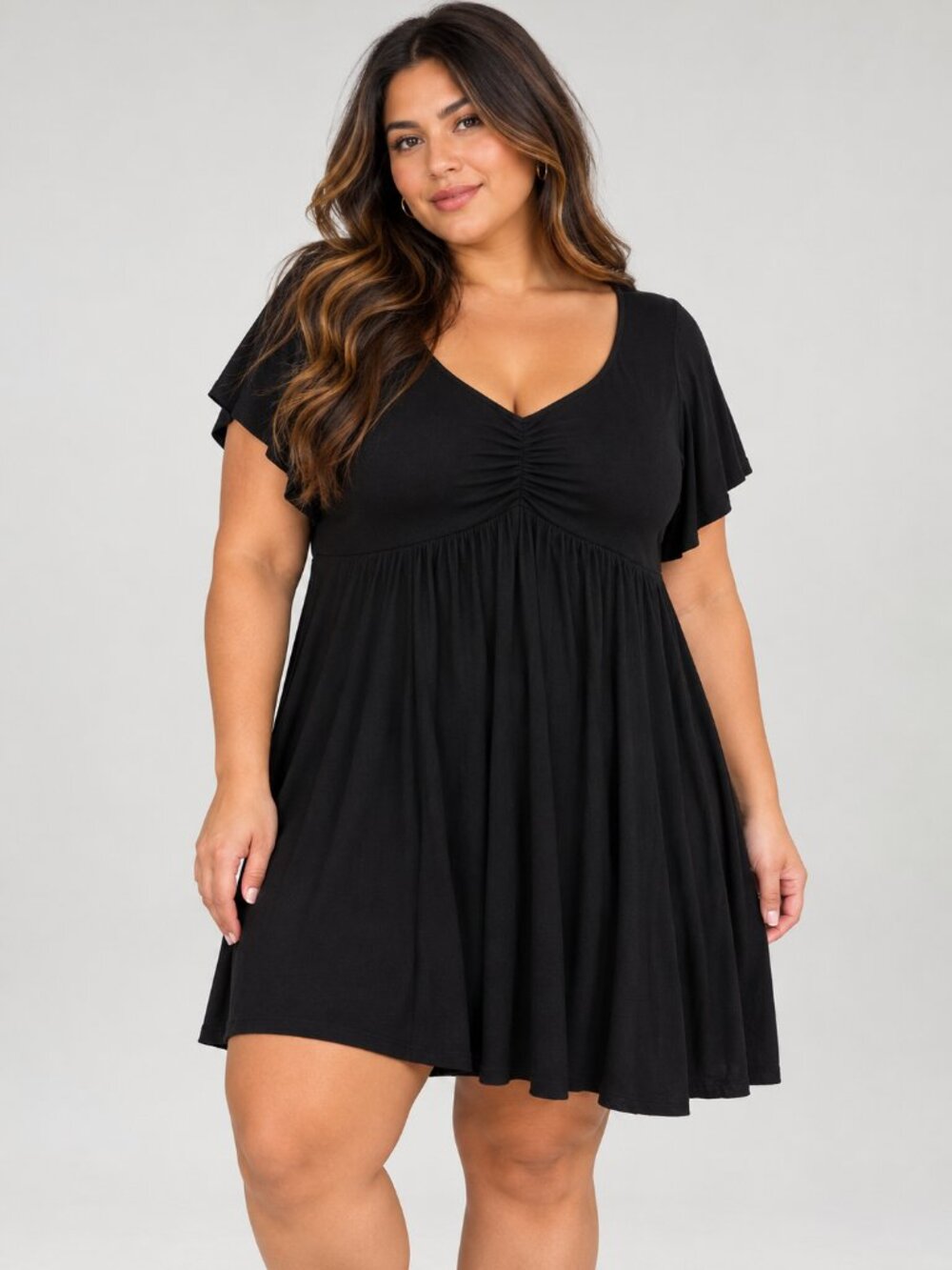 Torrid Plus Size Black Midi Knit Dress Women's Size 3X